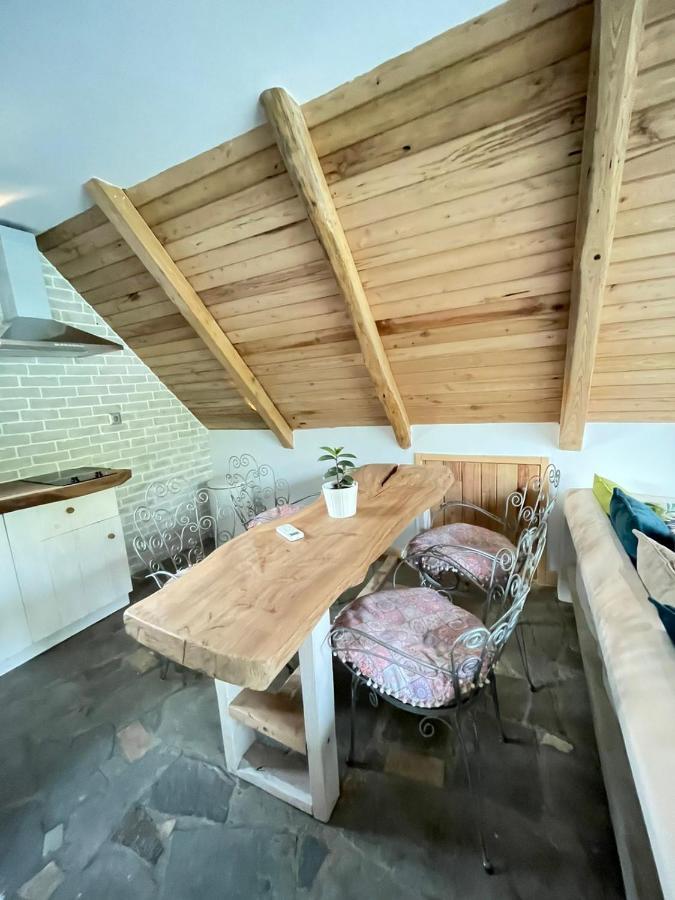 Unique Wooden Villa With Pool Olympiada Esterno foto