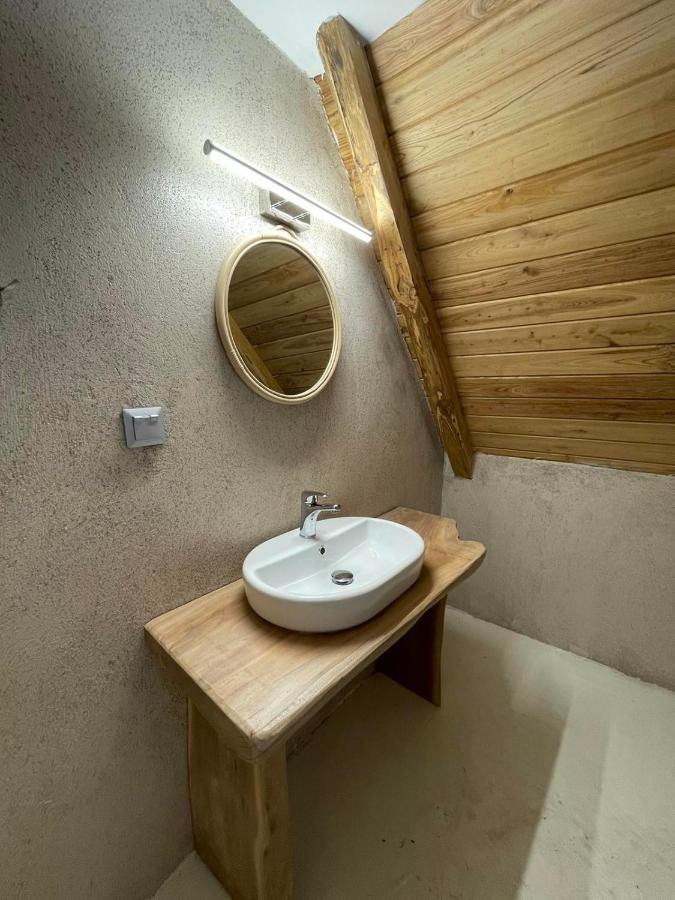 Unique Wooden Villa With Pool Olympiada Esterno foto
