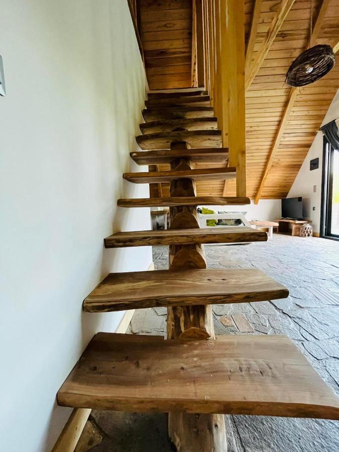 Unique Wooden Villa With Pool Olympiada Esterno foto