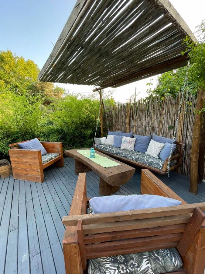 Unique Wooden Villa With Pool Olympiada Esterno foto